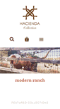 Mobile Screenshot of haciendacollection.com